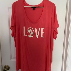 Silky soft hi/lo tee shirt